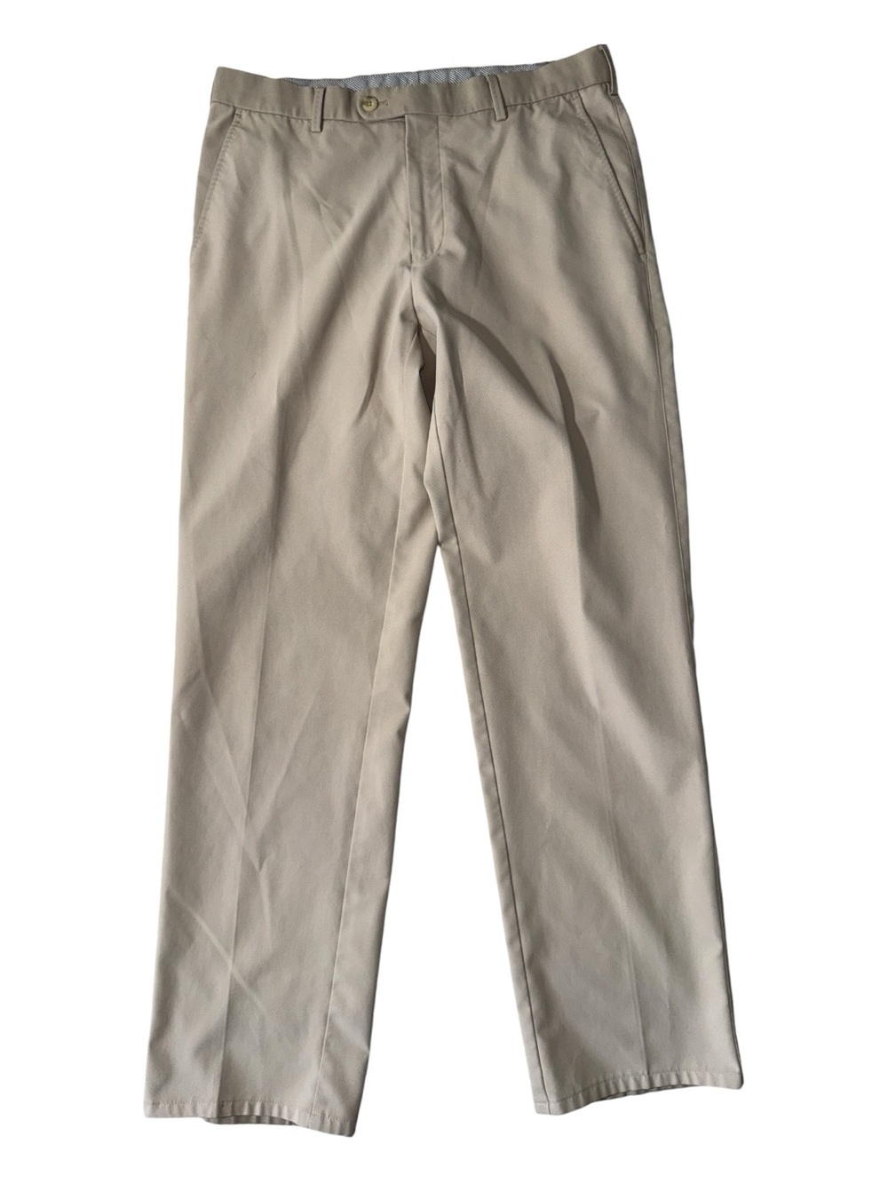 Peter Millar mens 32x32 khaki tan performance crown sport golf pants EUC